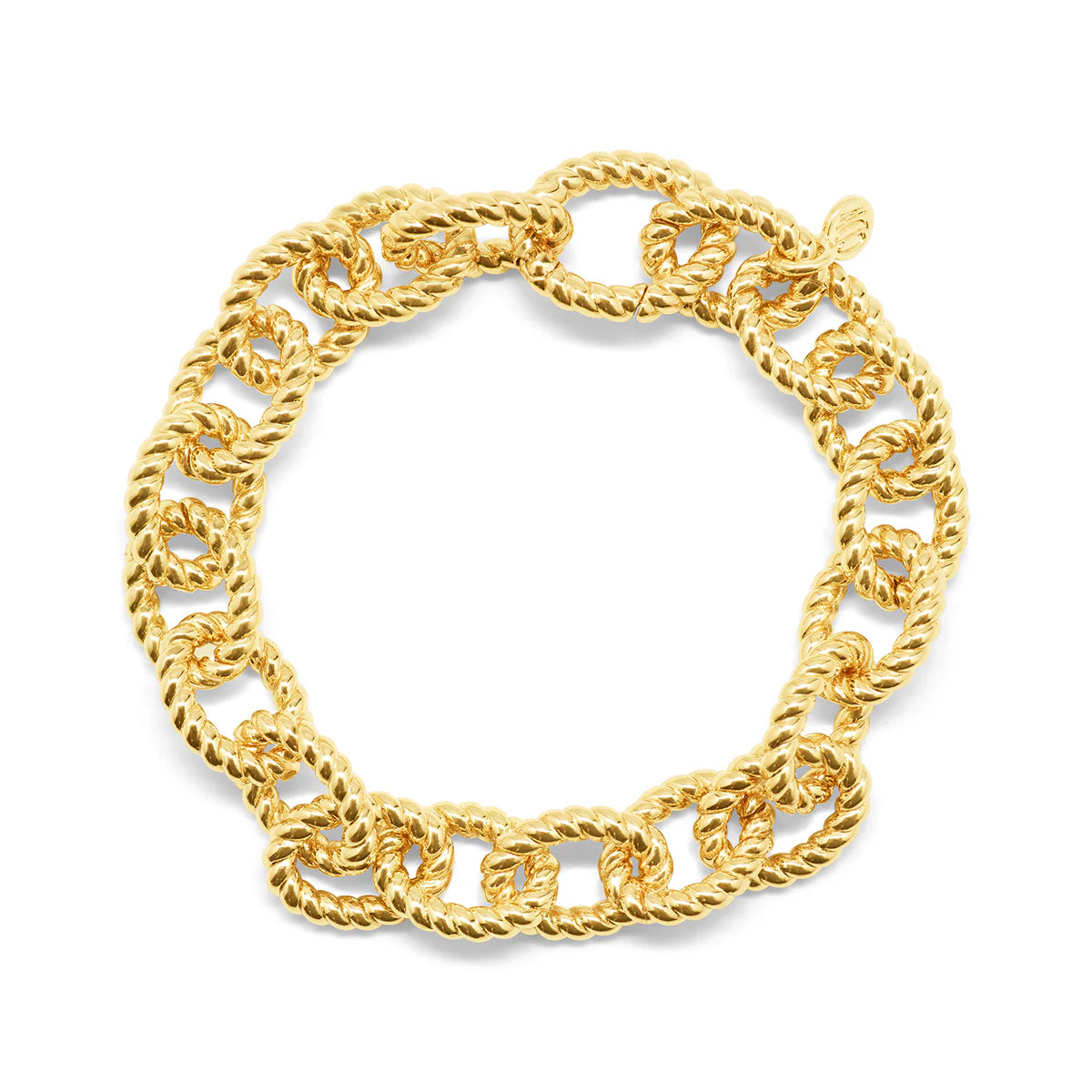 Victoria Small Chain Bracelet (8” Gold)
