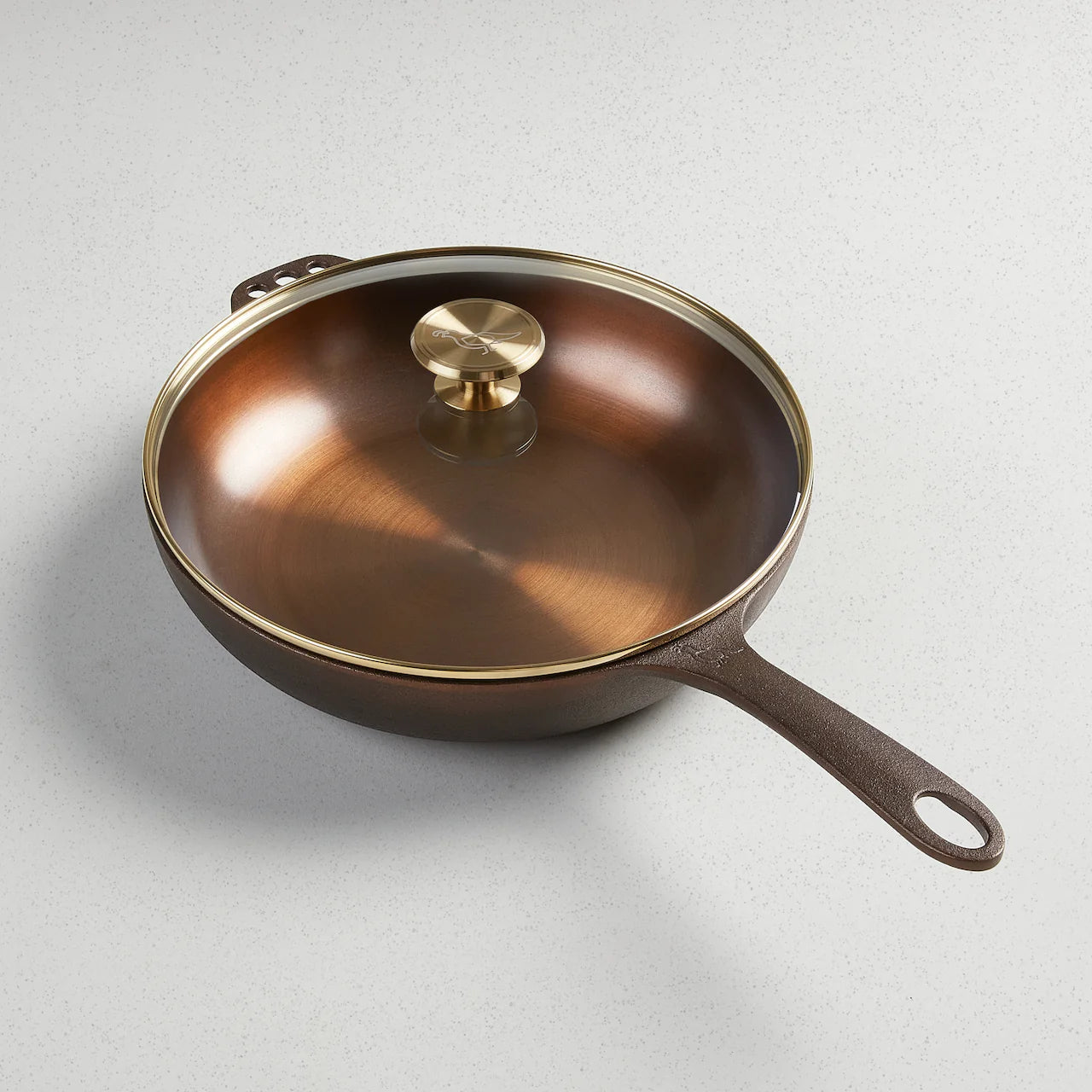 Smithey No.11 Deep Skillet w/ Glass Lid