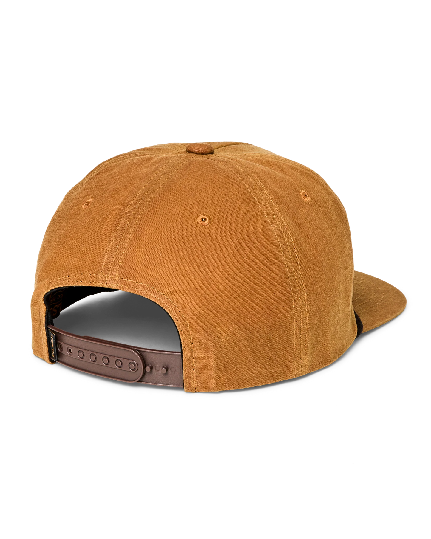 Filson Waxed Trucker Cap in Gold/Brown