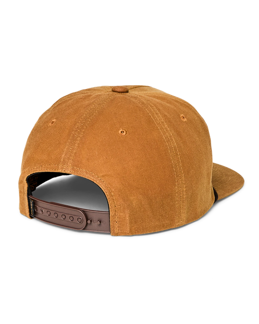 Filson Waxed Trucker Cap in Gold/Brown