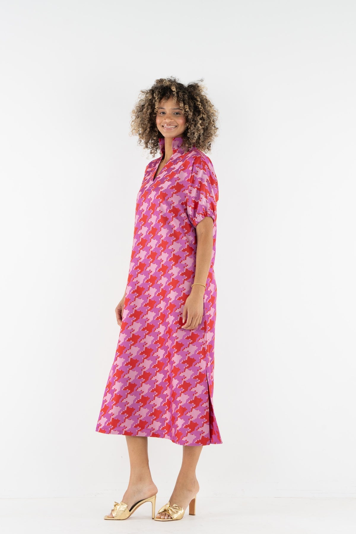 Poppy Maxi - Houndstooth