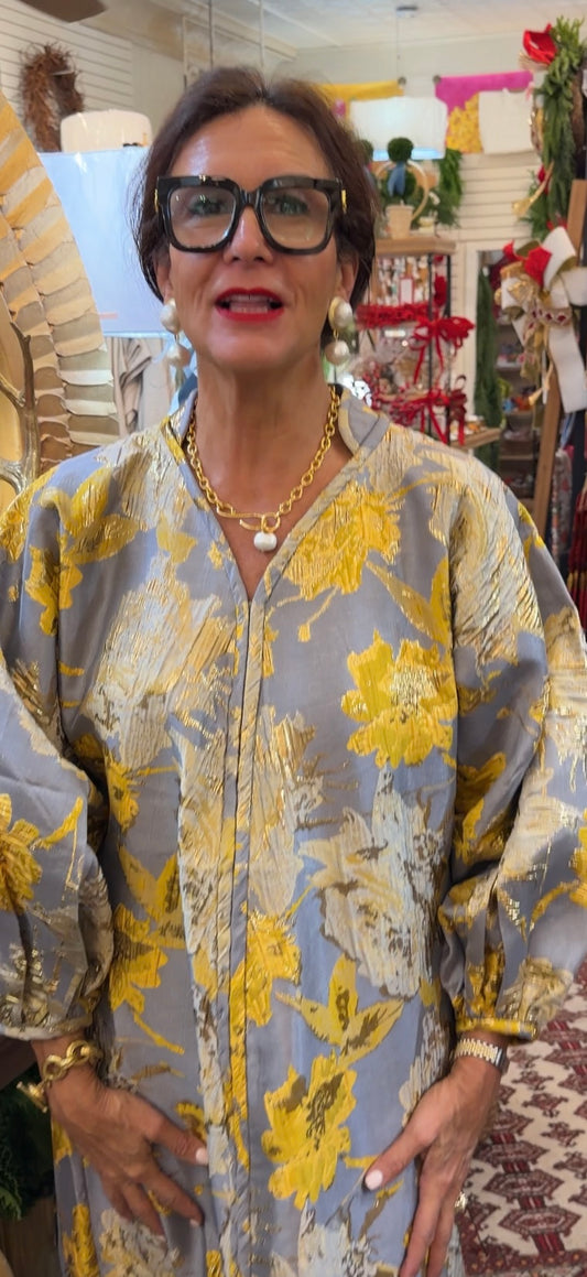 Holly Shae Annie Lemon Floral Dress