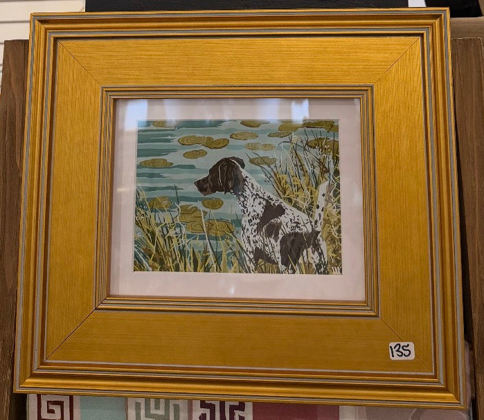 Pointer at the Pond 5x7