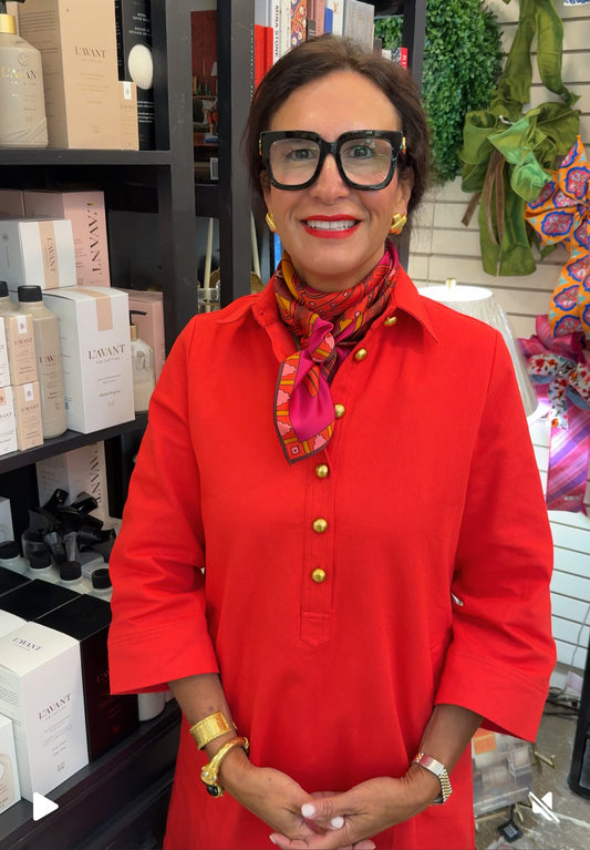 Chloe Dress in Cranberry