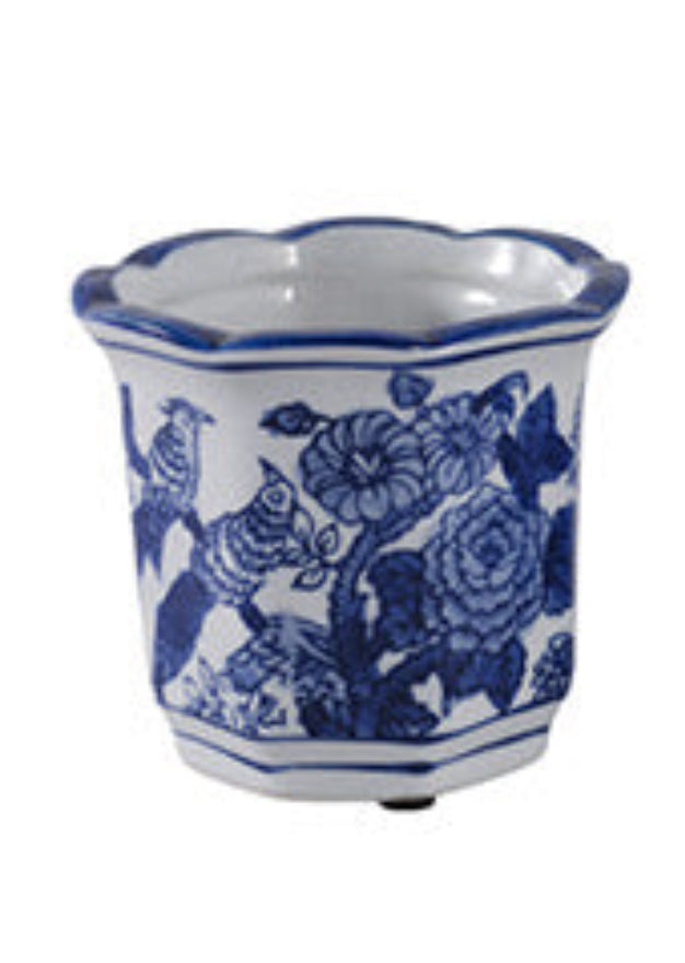 4" PETAL CHINOISERIE PENCIL CUPS, Birds