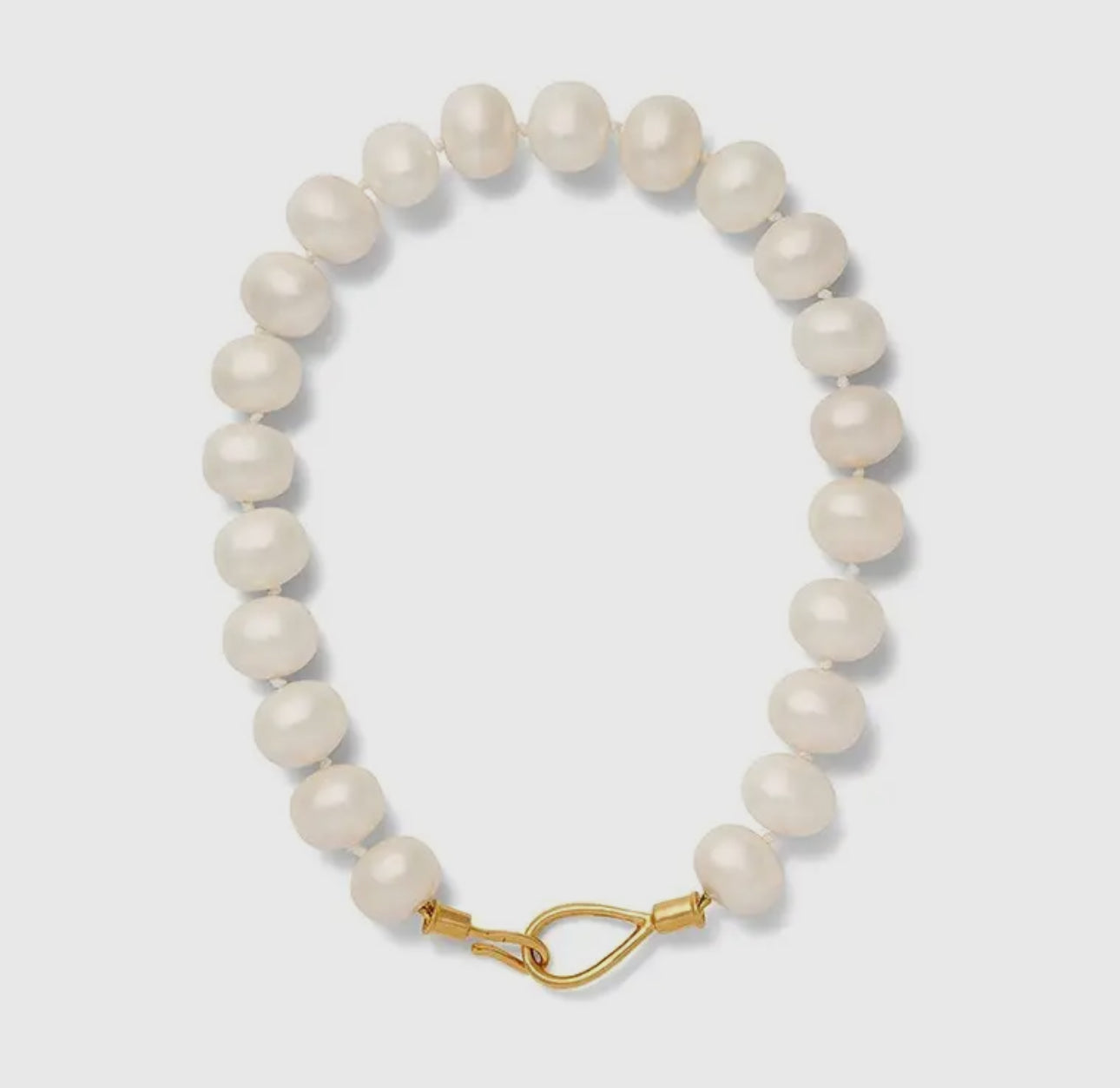 Catherine Canino Lasso Pebble Pearl Necklace
