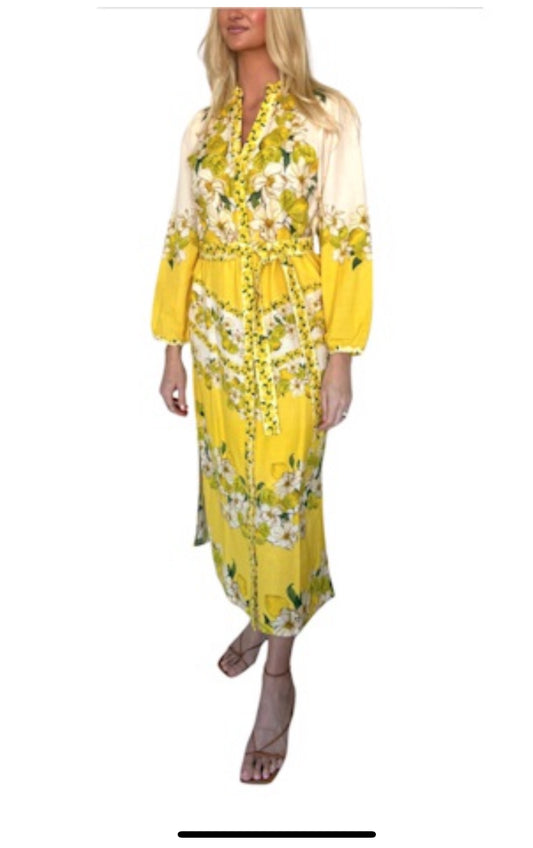 Anna Cate Lemon Dress Long