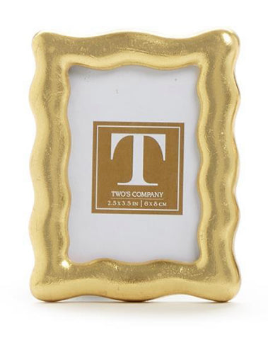 Small Gold Wavy Picture Frames