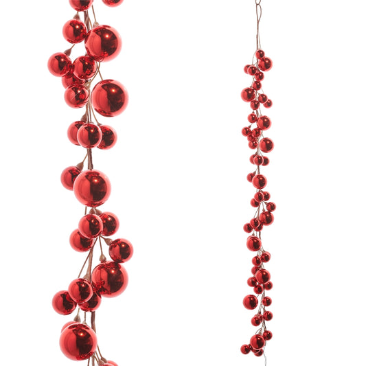 4’ Red Ball Garland