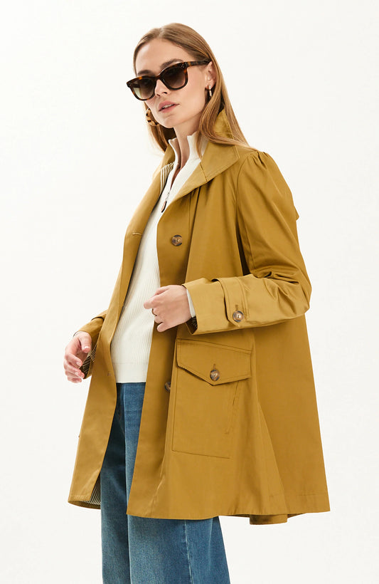 Sutton Trench Coat in Fennel