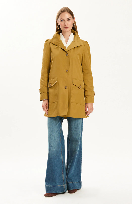 Sutton Trench Coat in Fennel