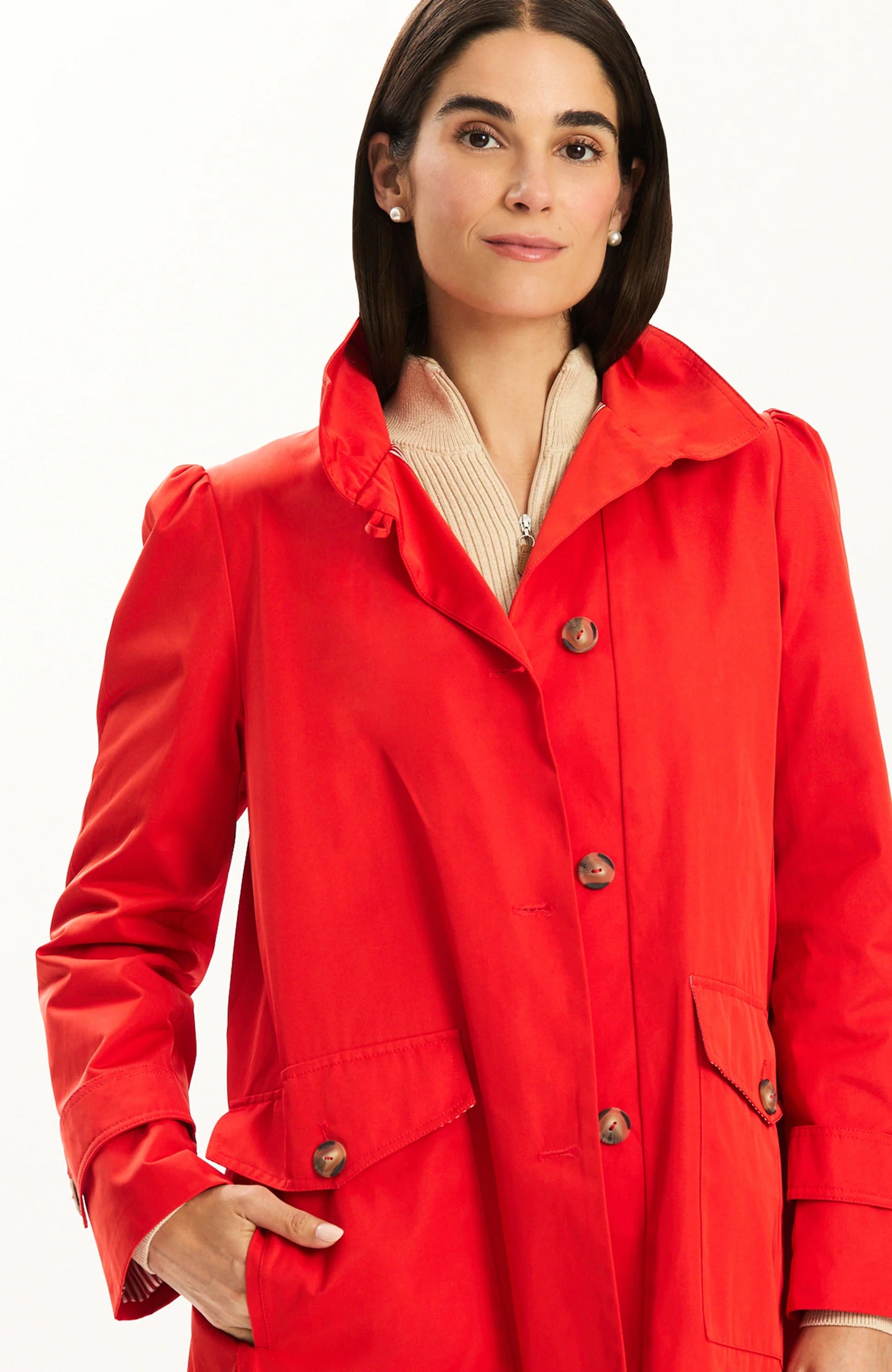 Sutton Trench Coat in Aurora