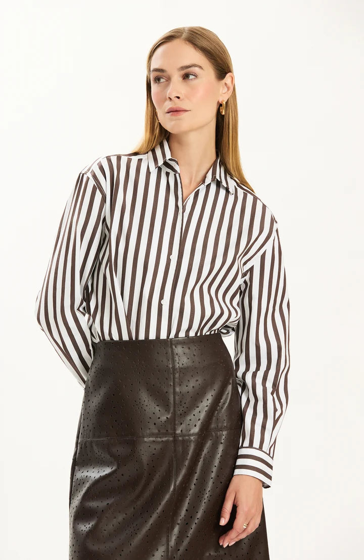 Quinn Awning Stripe Shirt