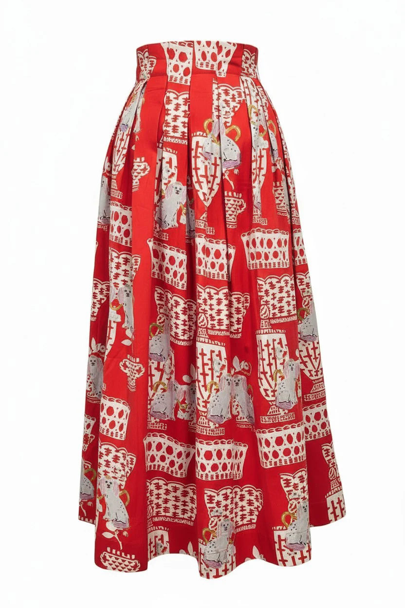 Fifi Skirt in Red