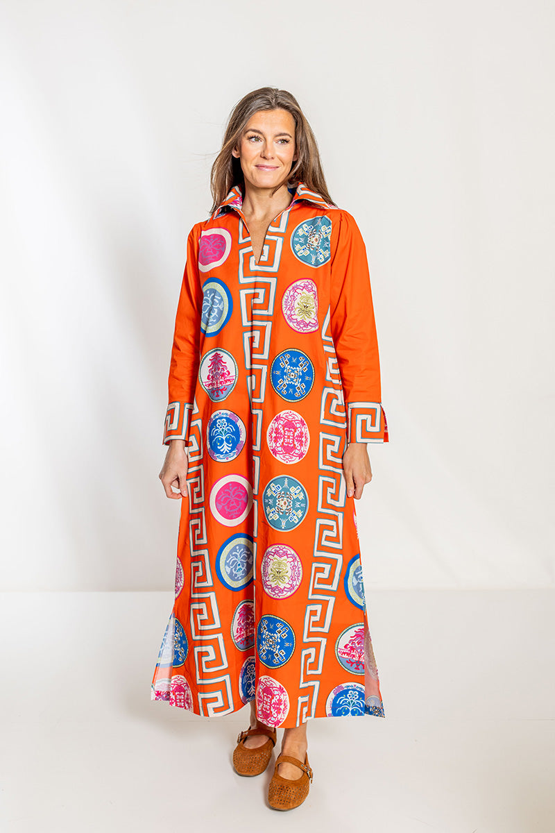 Greek Revival Lana Shirt Long Dress