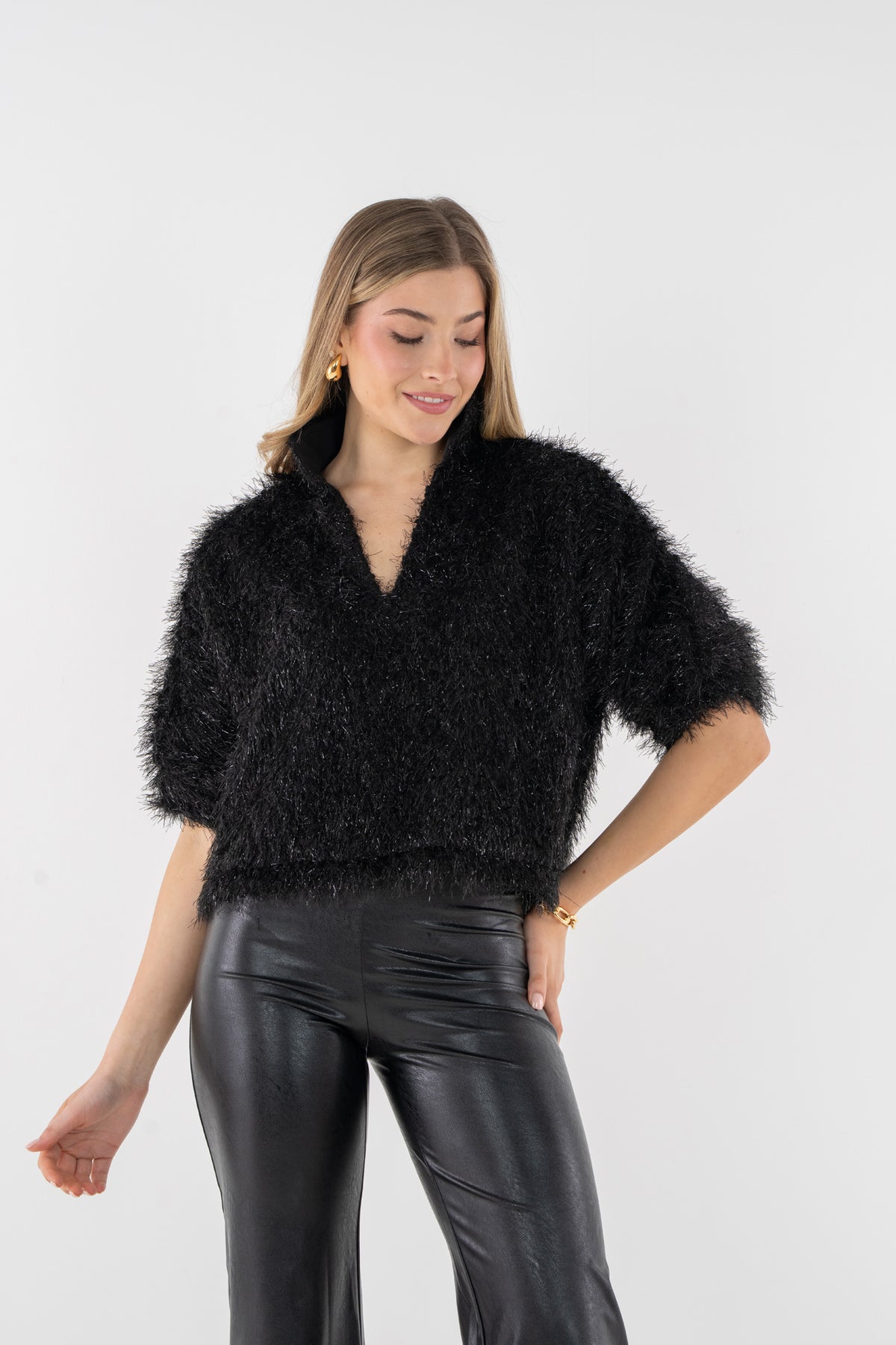 Estelle Top - Black Tie