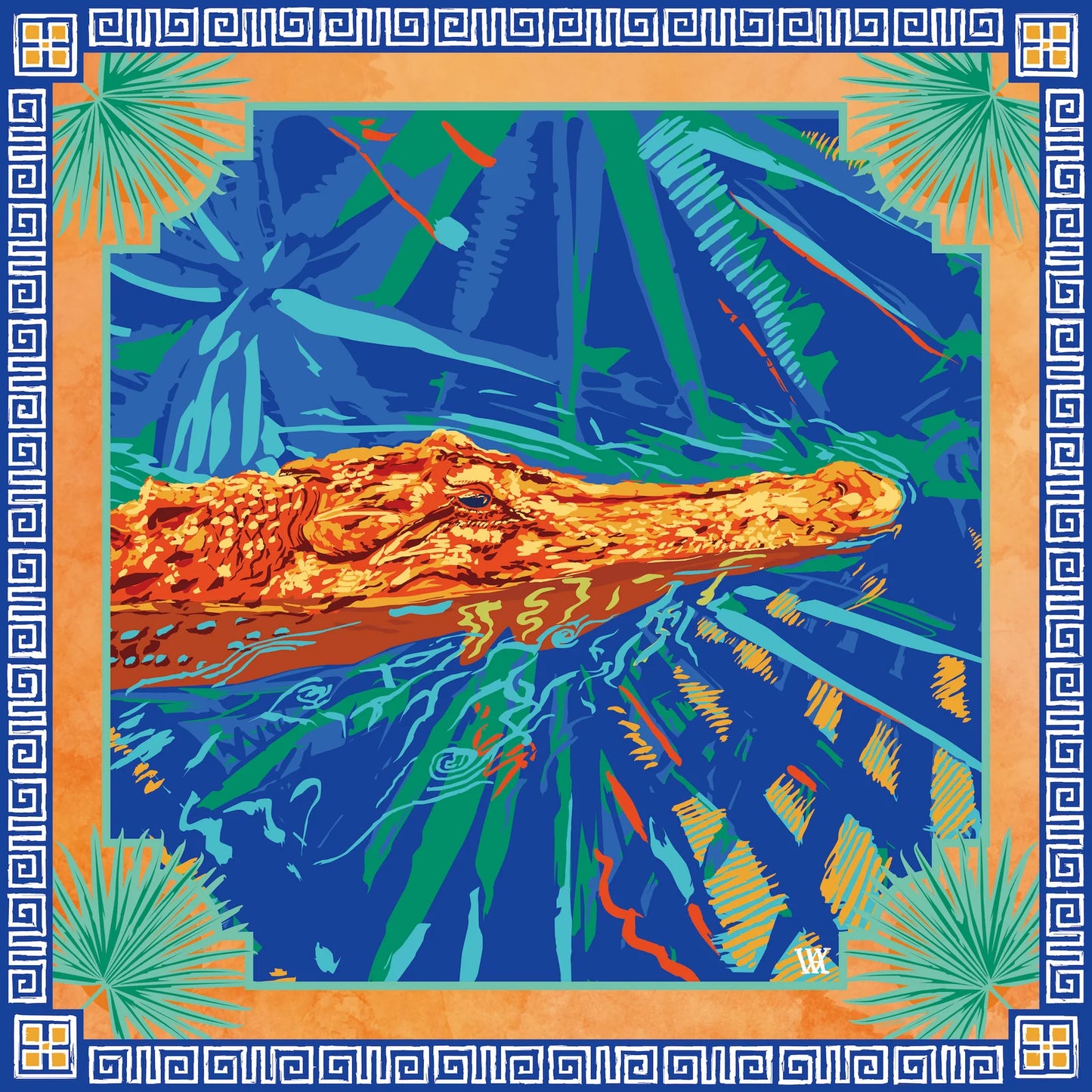 Austin Williams Scarf The Swamp Short Orange