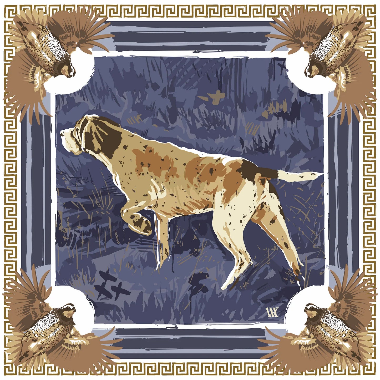 Austin Williams Scarf Pointing, Navy