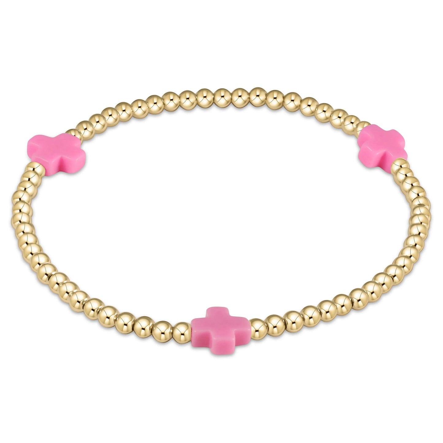 Enewton Signature Cross 3MM Bright Pink