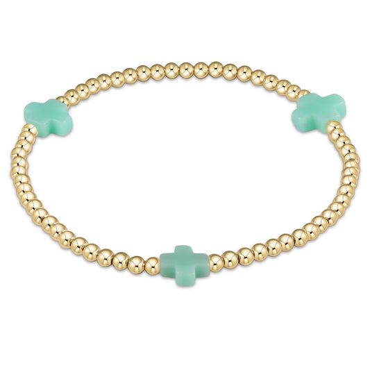 Enewton Signature Cross 3MM Turquoise