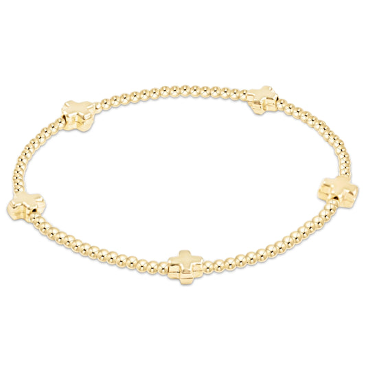 Enewton Signature Cross Gold 3MM