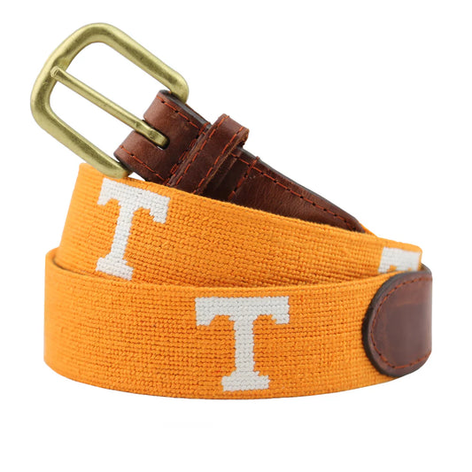 Smathers & Branson Belts Orange w/ White T’s