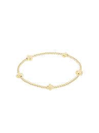 Enewton Signature Cross Small Gold 2MM