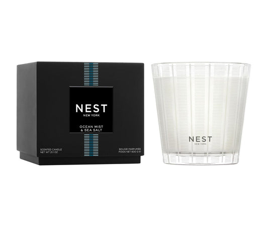 Ocean Mist & Sea Salt 3-Wick Candle