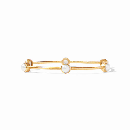 Julie Vos Milano Luxe Bangle (Pearl)