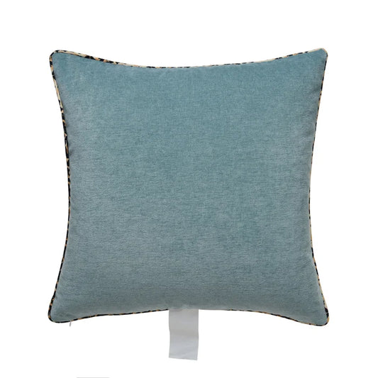 Down filled Cornflower Blue Monkey Euro Pillow