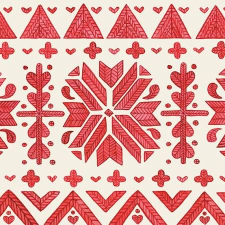 Hester & Cook Cocktail Napkins Fair Isle