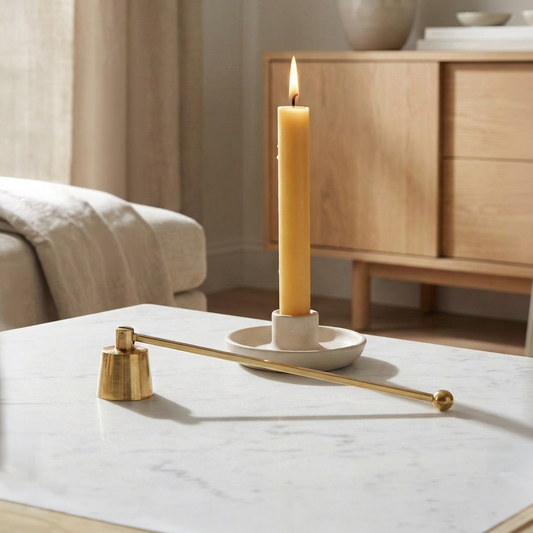 Alum Gold Candle Snuffer