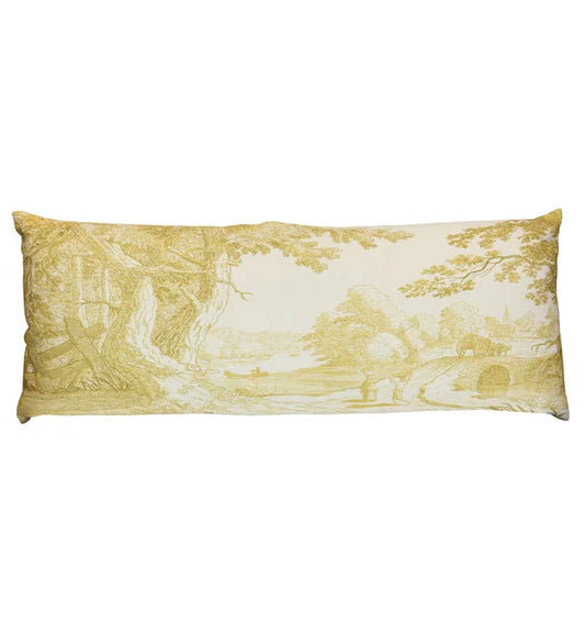 Down Filled Pillow Lilly Pad Crane