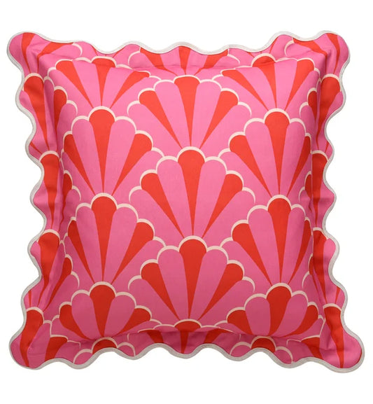 Down Filled Pillow Pink Mod