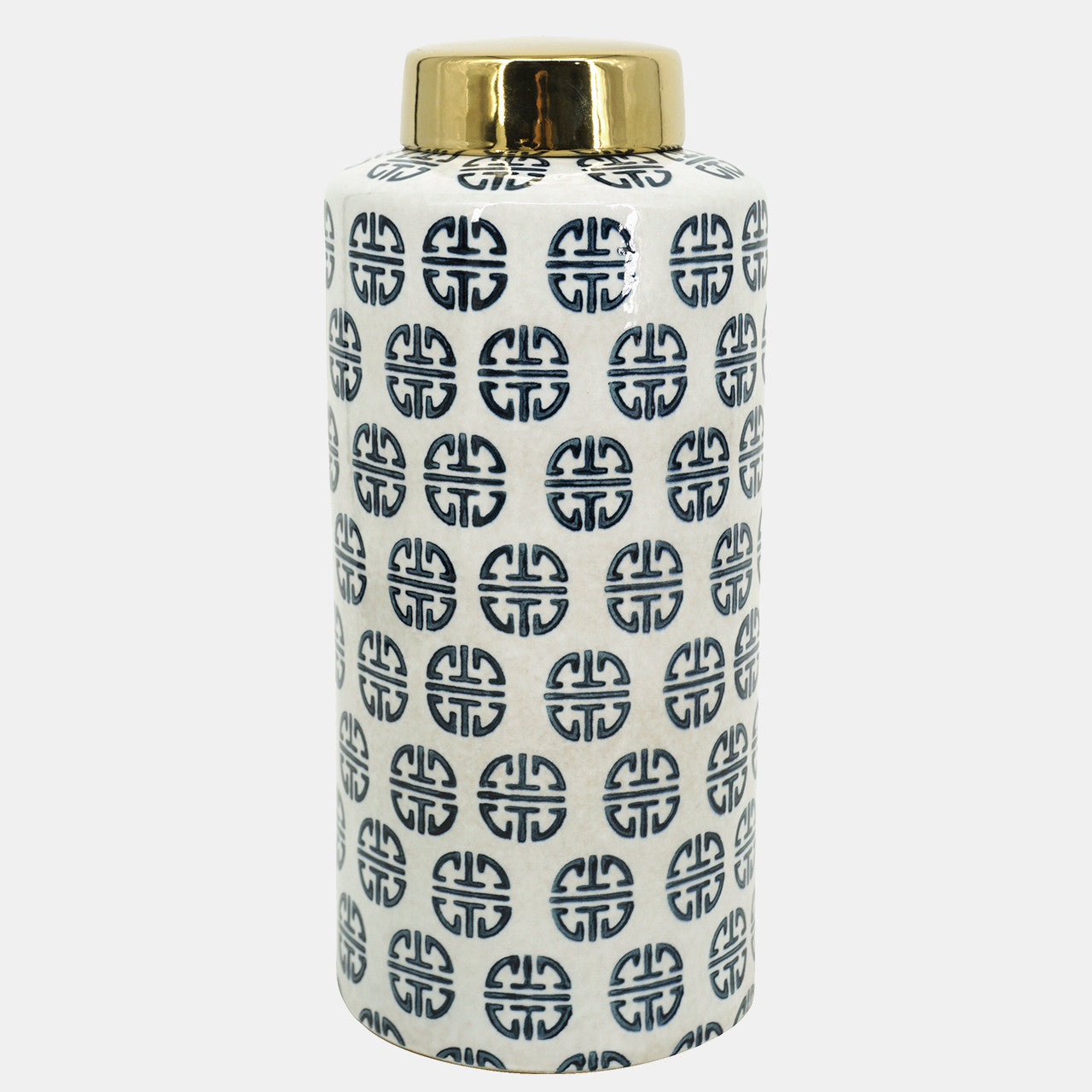 Gold Lidded Happiness Jar