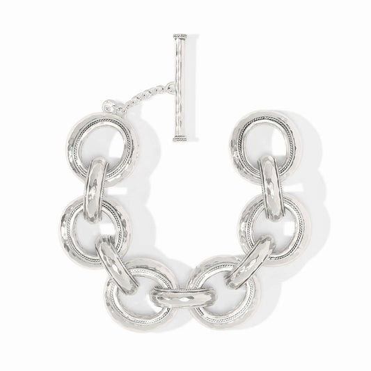 Julie Vos Cannes Link Bracelet Silver