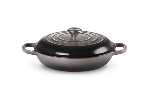 Le Creuset 3.5 qt Round Braiser Flint Oyster