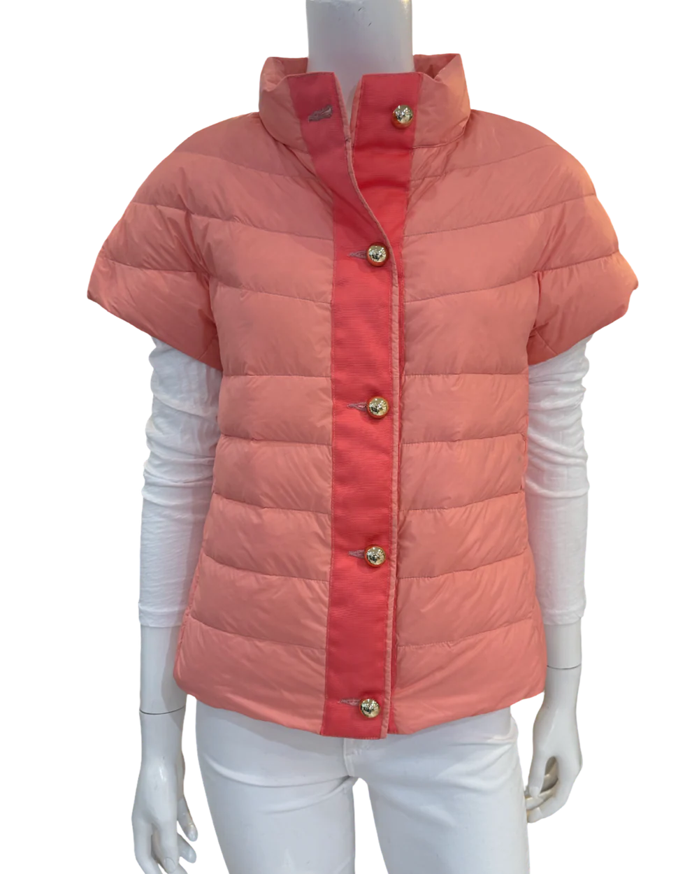 Greenwich Vest Coral