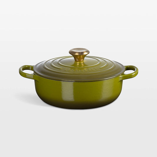 Le Creuset 3.5 Signature Sauteuse Oven Olive