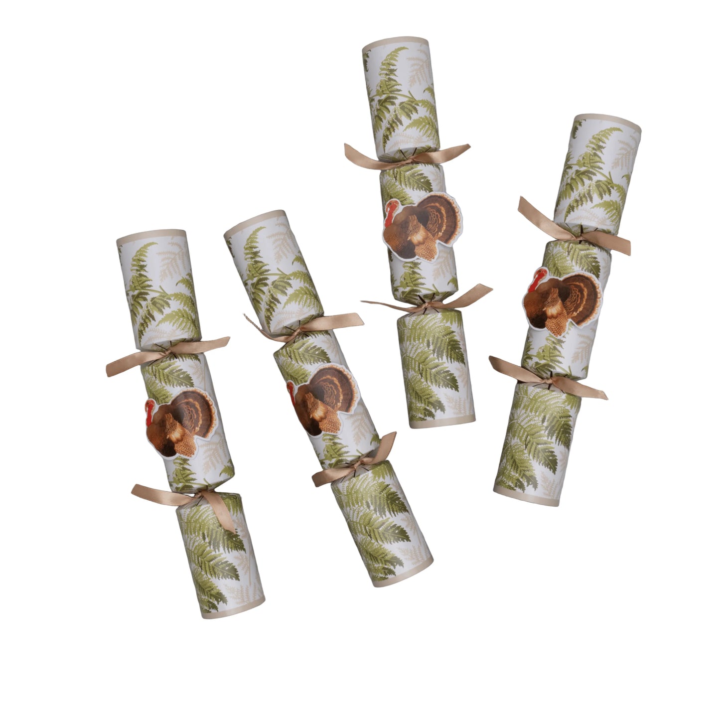 Caspari Party/Holiday Crackers Thanksgiving Turkeys