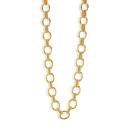 Capucine Du Wolf Cleopatra Regal Link Necklace 32”