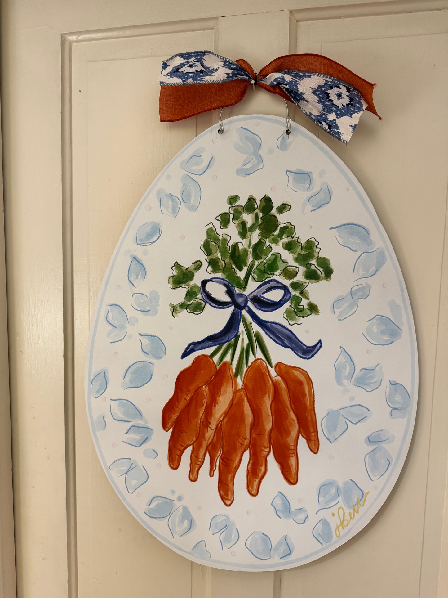 Easter Carrot Doorhanger