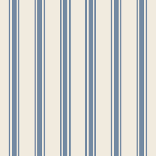 Hester & Cook Table Runner Cornflower Blue Linen Stripe