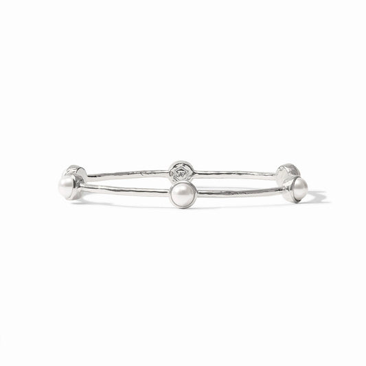 Julie Vos Milano Luxe Bangle Silver