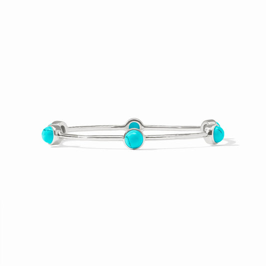 Julie Vos Milano Luxe Bangle Silver