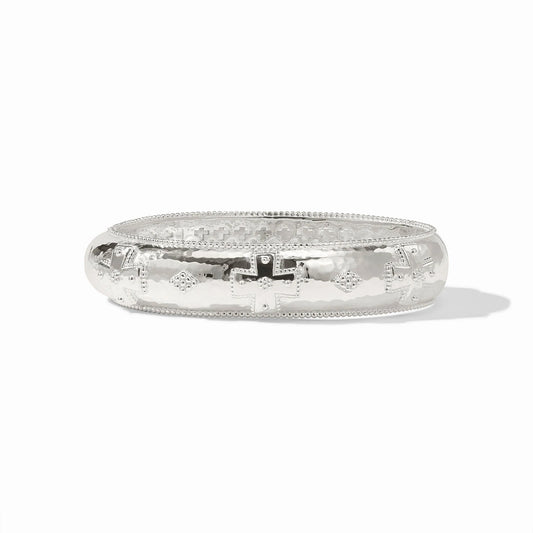 Julie Vos Canterbury Hinged Bangle Silver