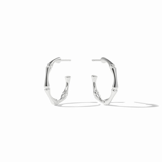Julie Vos Bamboo Hoop Silver