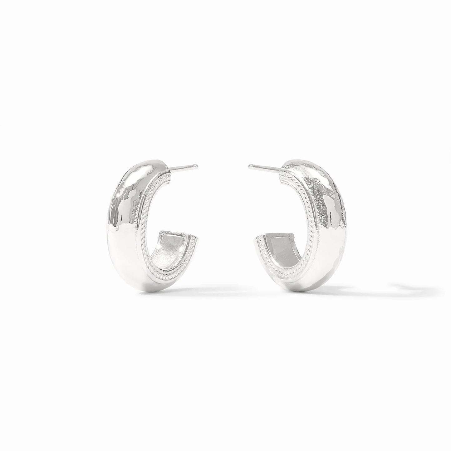 Julie Vos Cannes Hoop Silver