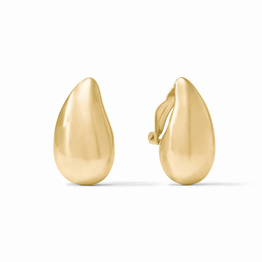 Julie Vos Wave Clip On Earrings