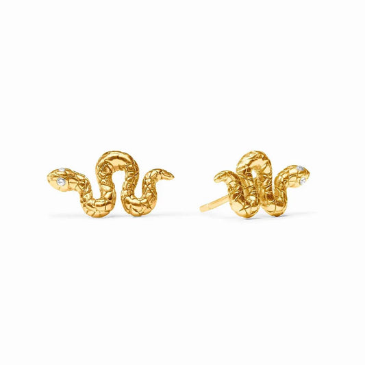 Julie Vos Snake Stud Cubic Zirconia